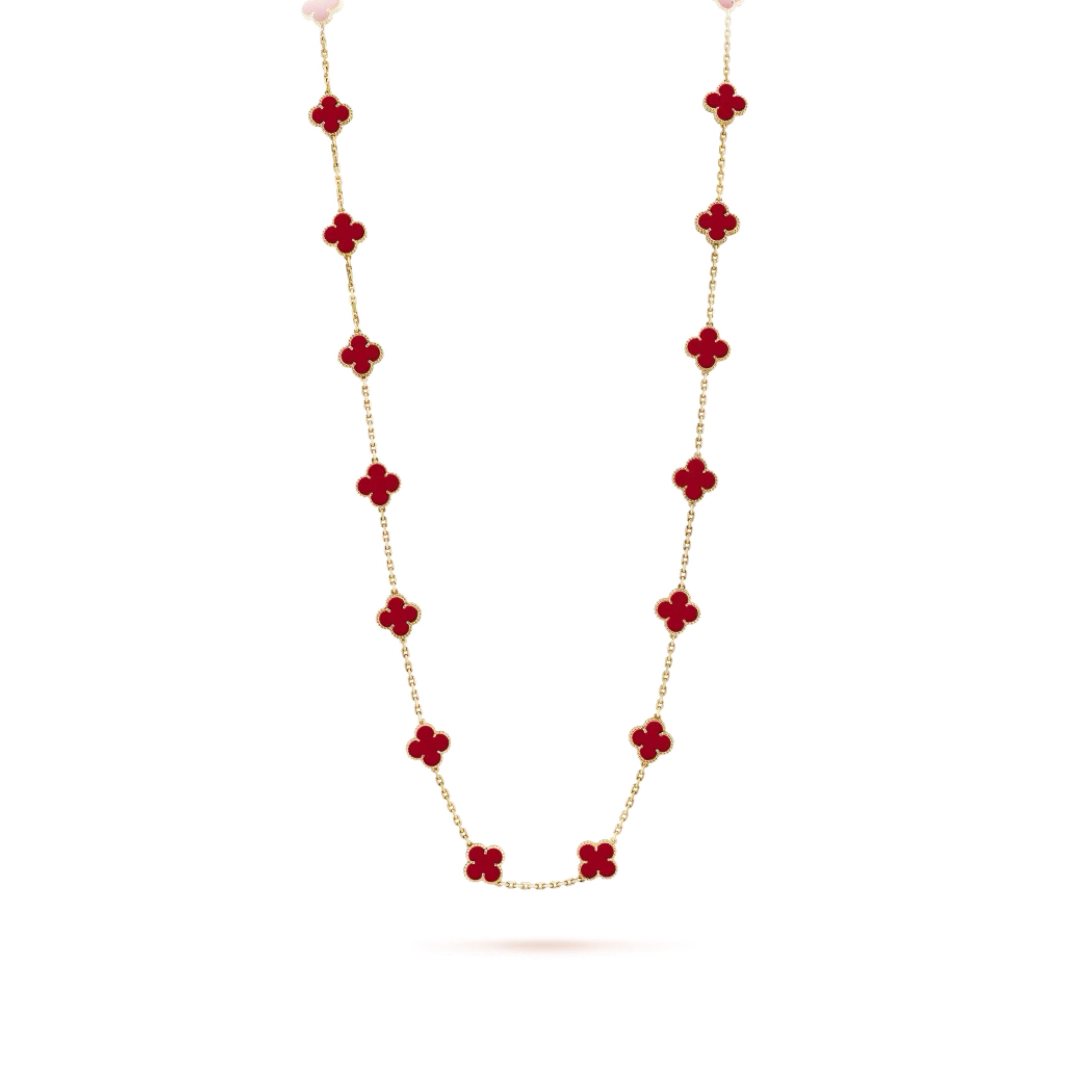 Elongated Clover Necklace 20 Motifs - Avara