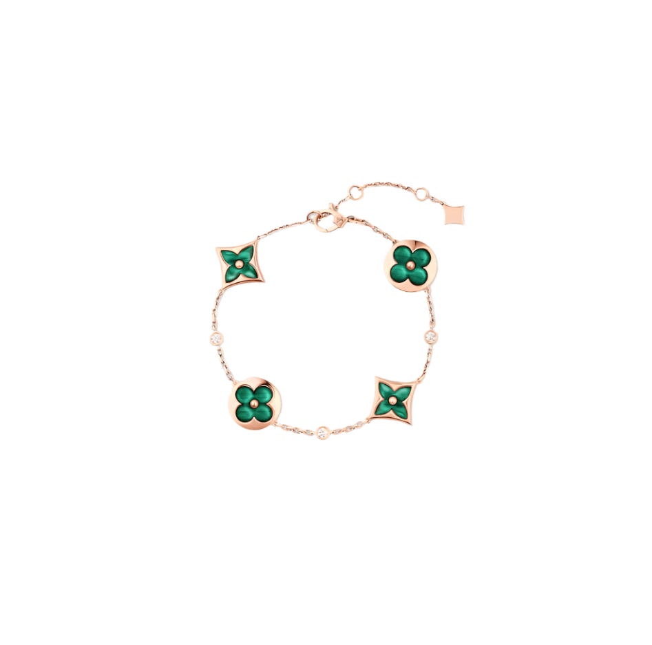 Color Blossom BB Multi-Motifs Bracelet - Green - Avara