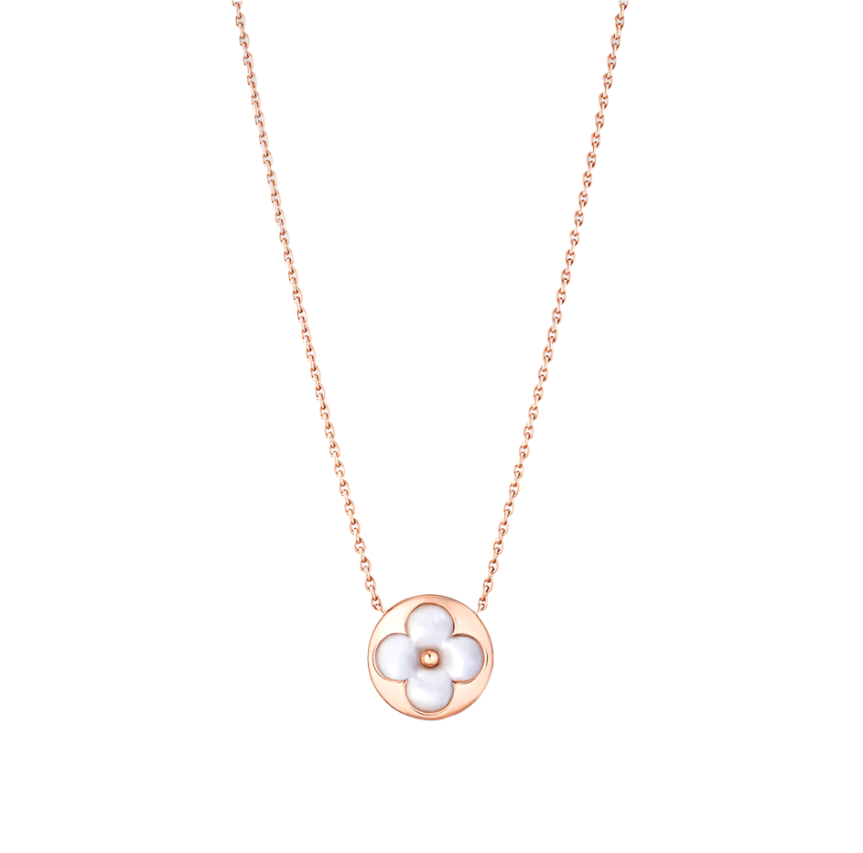 Color Blossom Sun Necklace - White - Avara