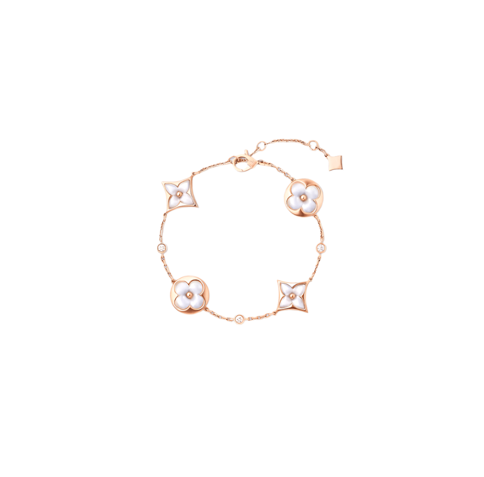 Color Blossom BB Multi-Motifs Bracelet - White - Avara