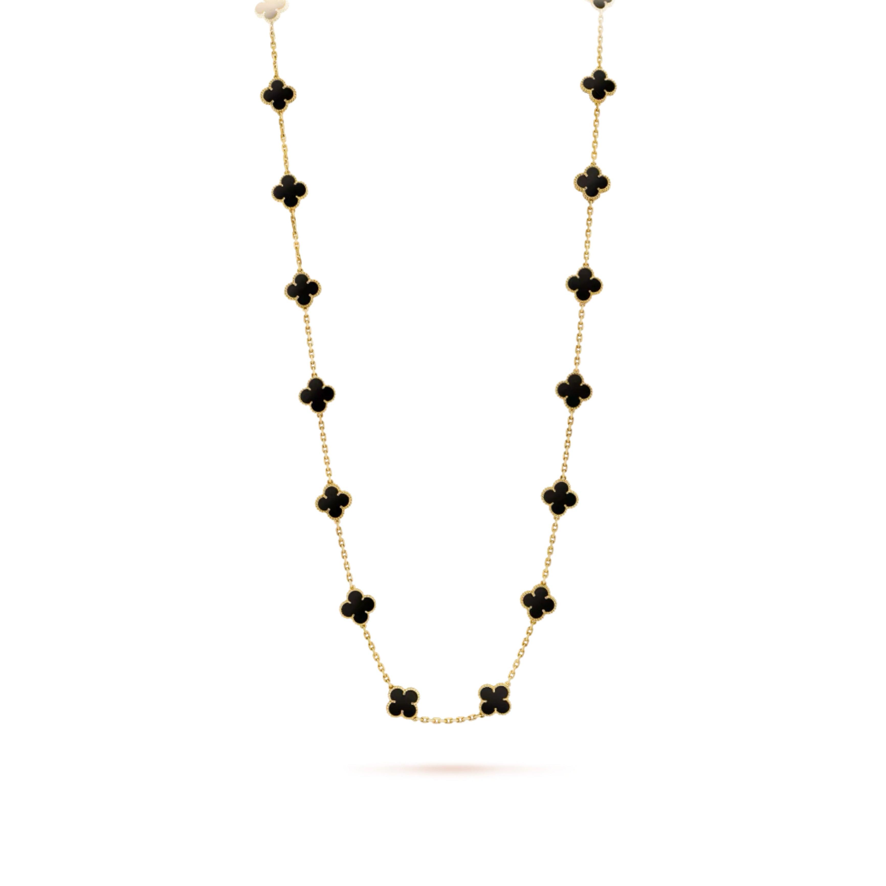 Elongated Clover Necklace 20 Motifs - Avara