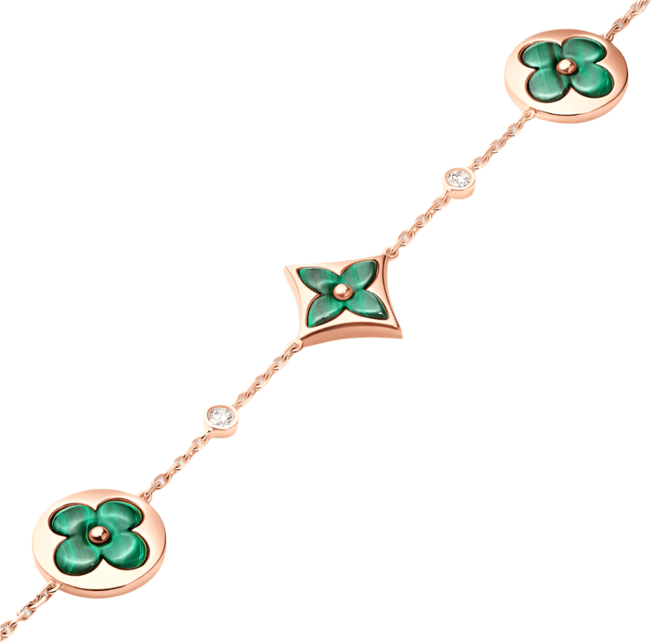 Color Blossom BB Multi-Motifs Bracelet - Green - Avara