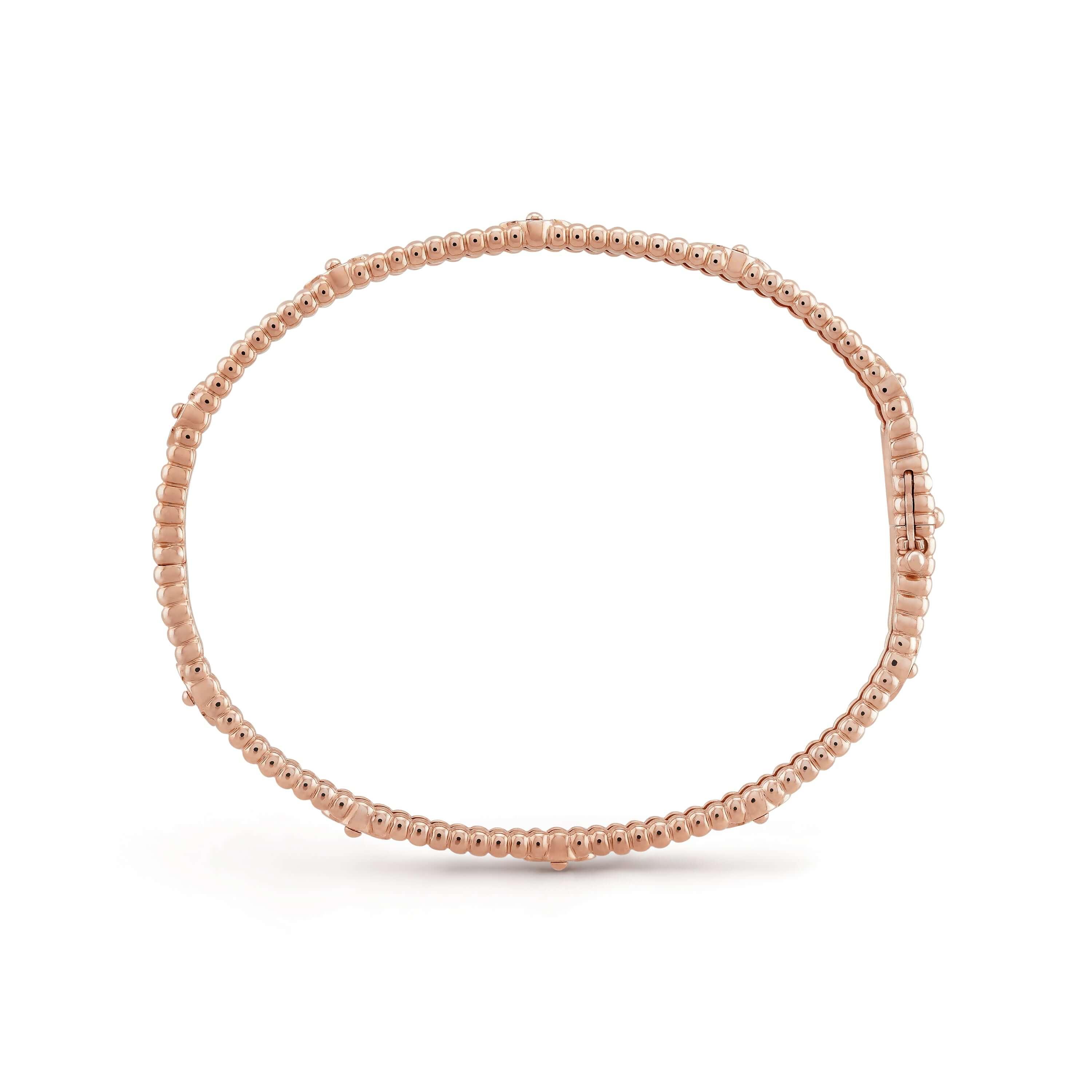 Thin Elegant Perlee Sweet Clover Bracelet - Avara