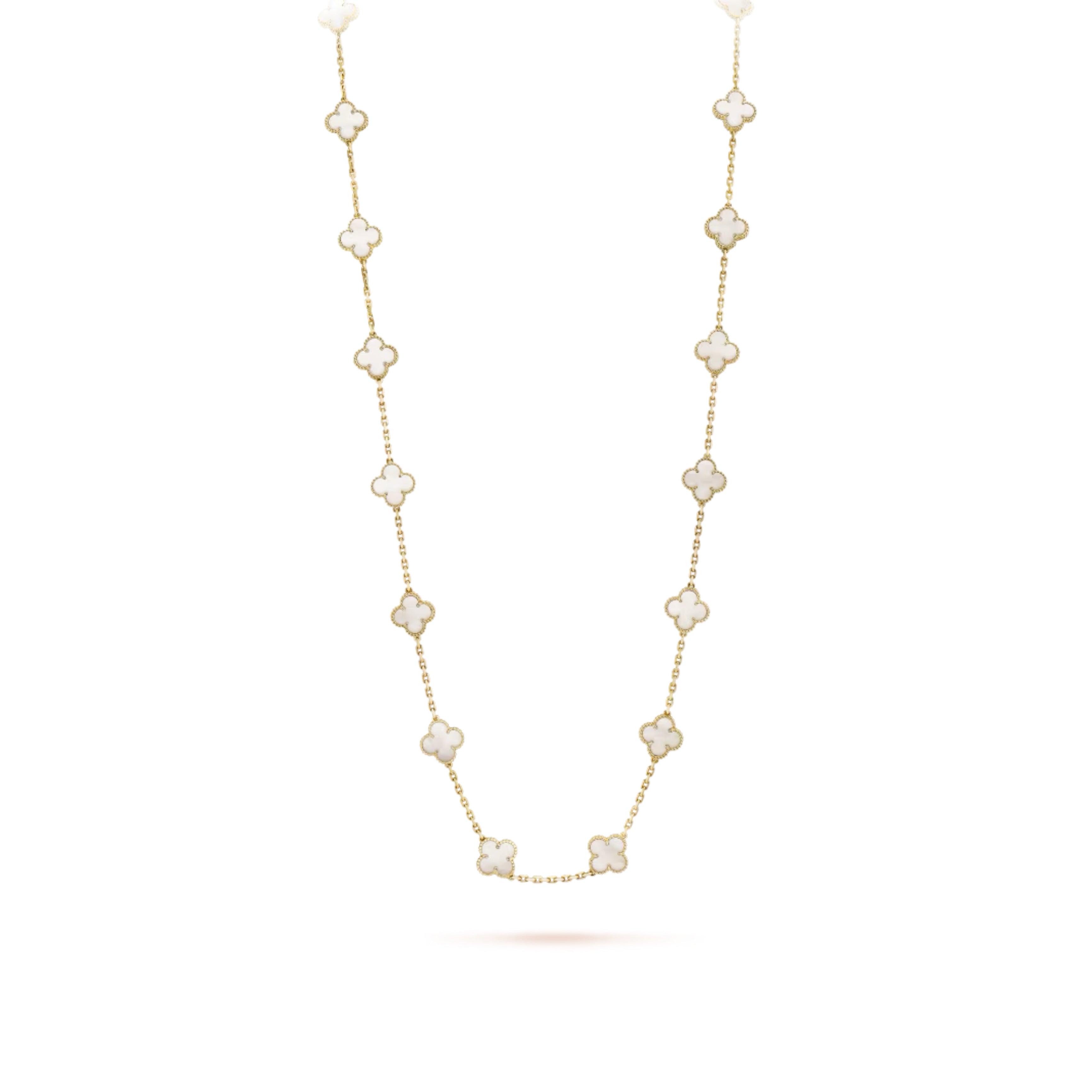 Elongated Clover Necklace 20 Motifs - Avara