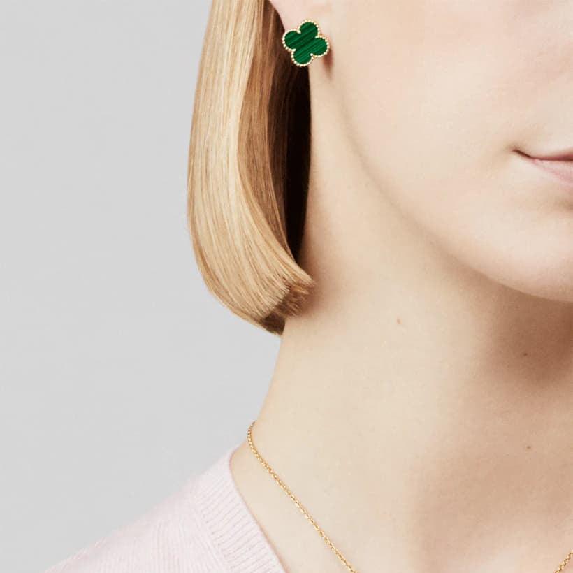 Clover Leaf Earstuds Large Motifs - Avara