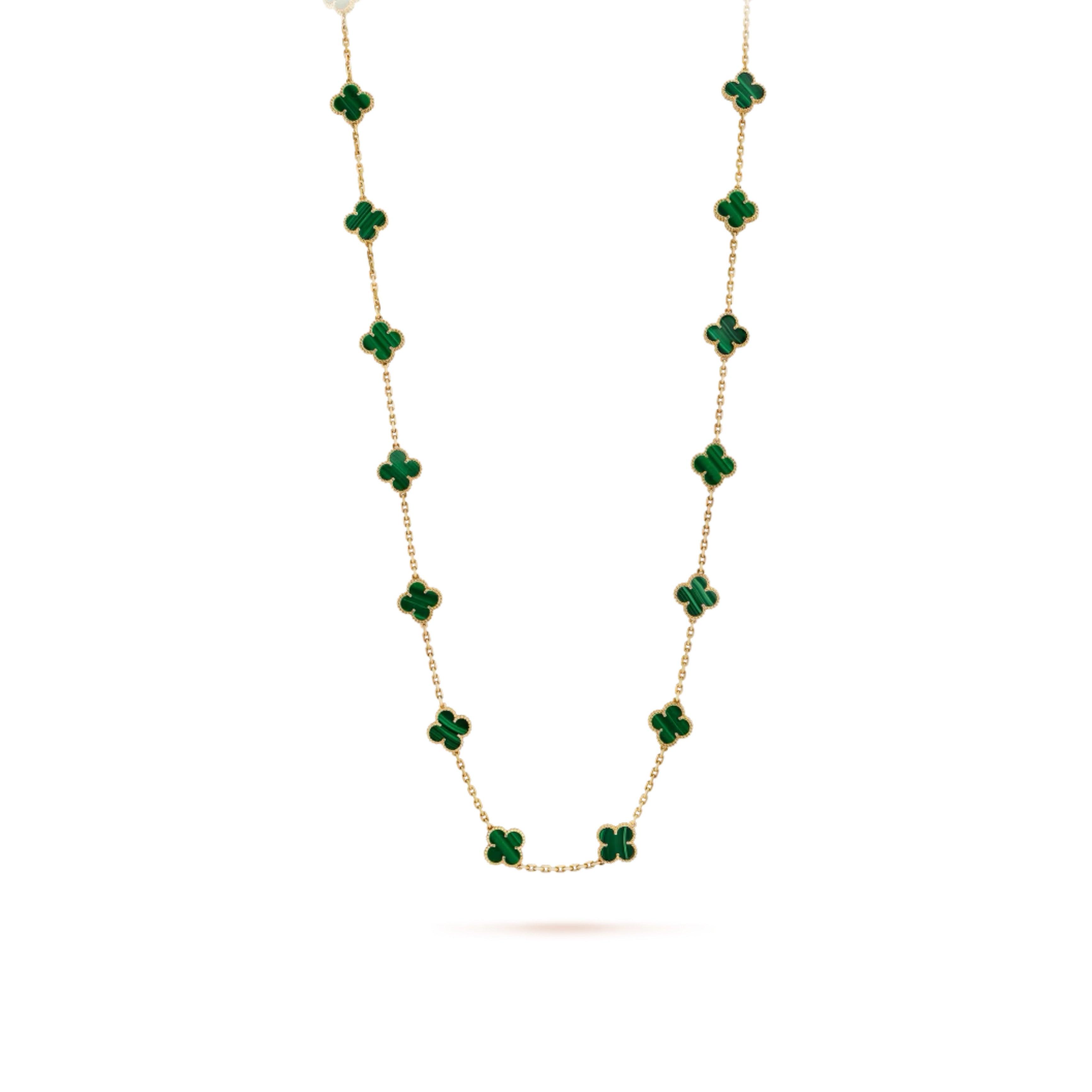 Elongated Clover Necklace 20 Motifs - Avara