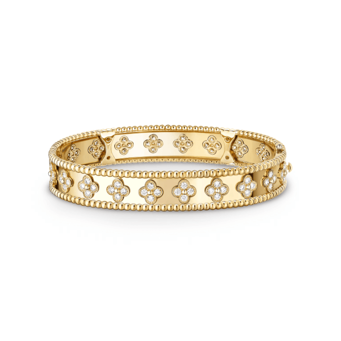 Perlee Clover Bangle Bracelet - Avara