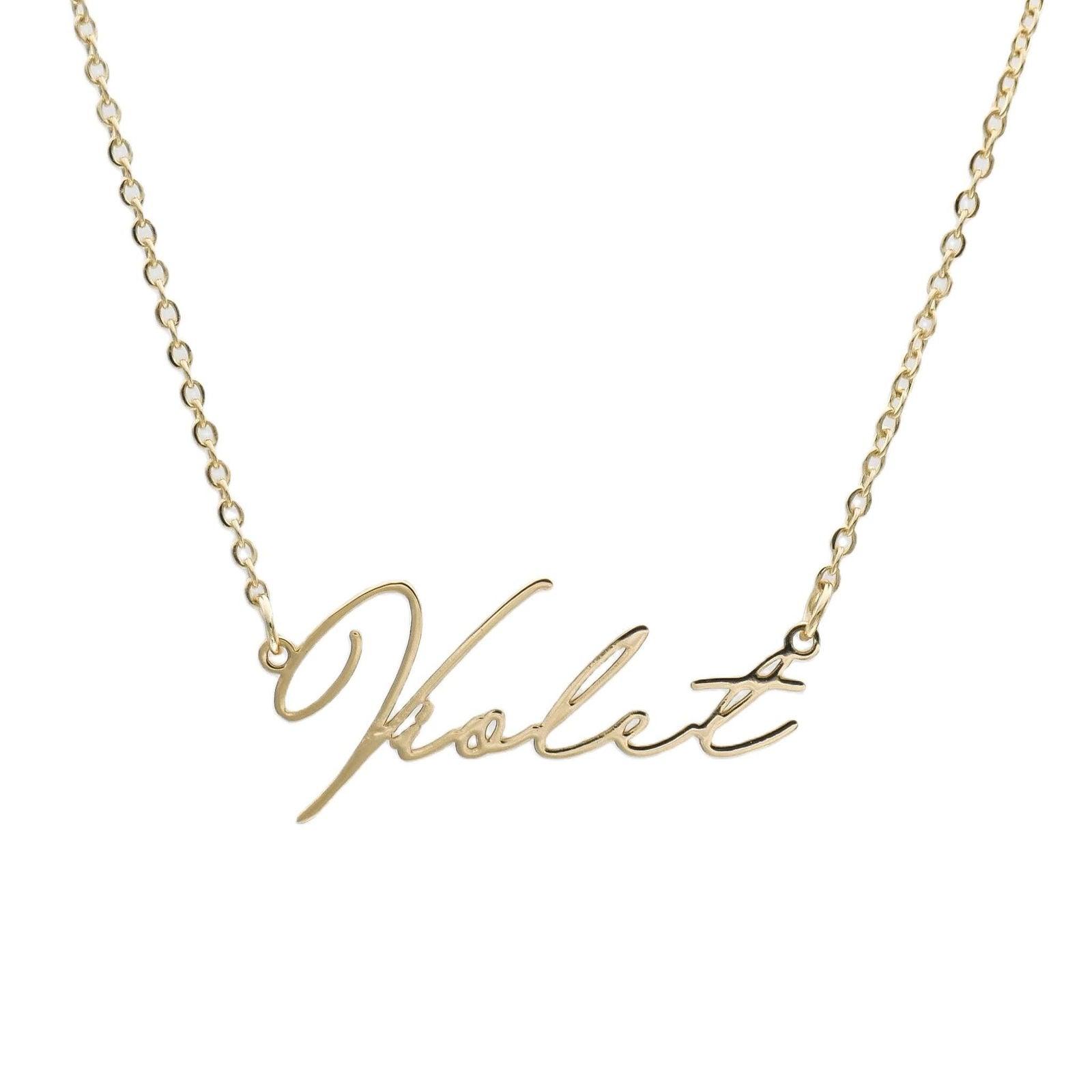 Valencia Custom Name Necklace - Avara